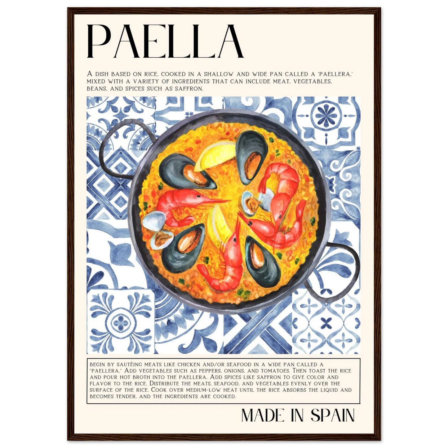 Paella - Poster - Arthena