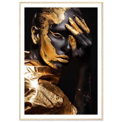 Eclipsed in gold - Poster - Arthena