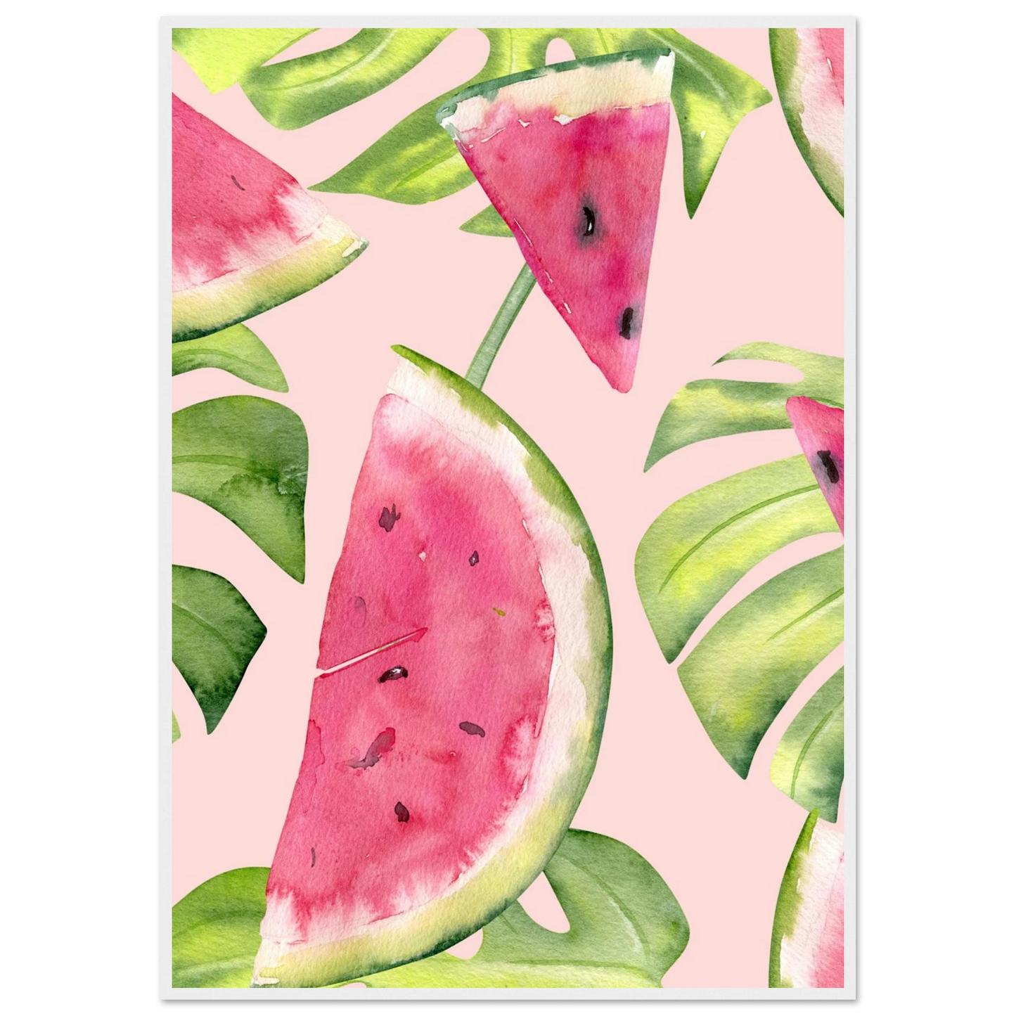 Watermelon Slices - Poster - Arthena