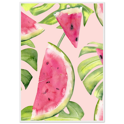 Watermelon Slices - Poster - Arthena