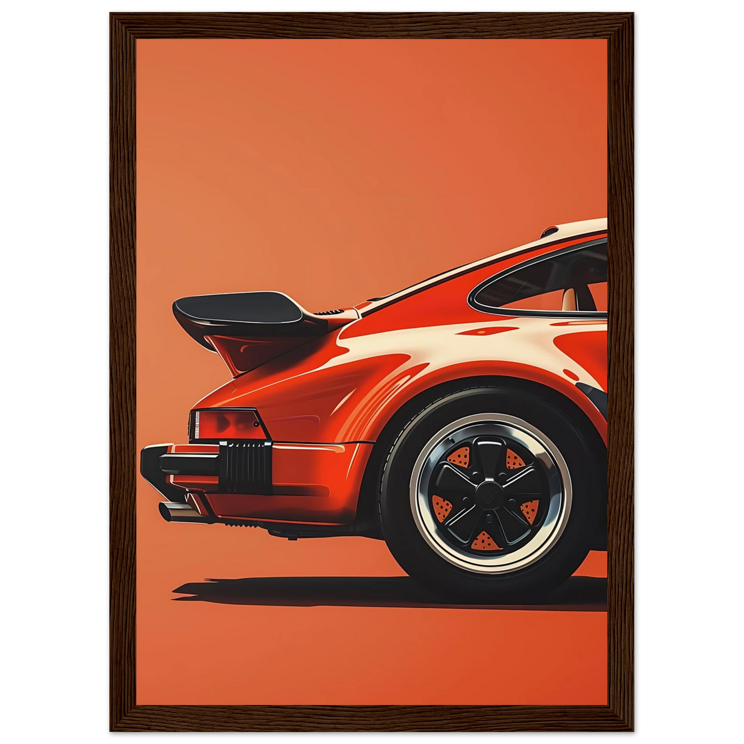 Retro Car - Poster - Arthena