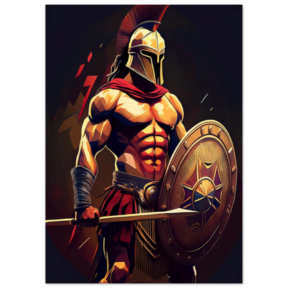 Spartan Warrior - Poster - Arthena