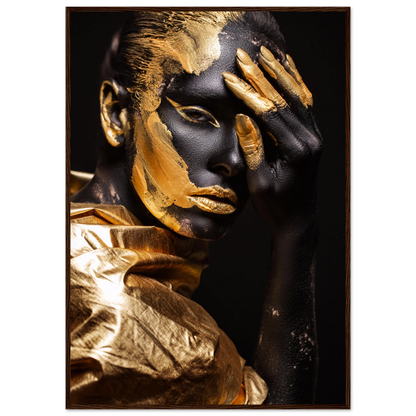 Eclipsed in gold - Poster - Arthena