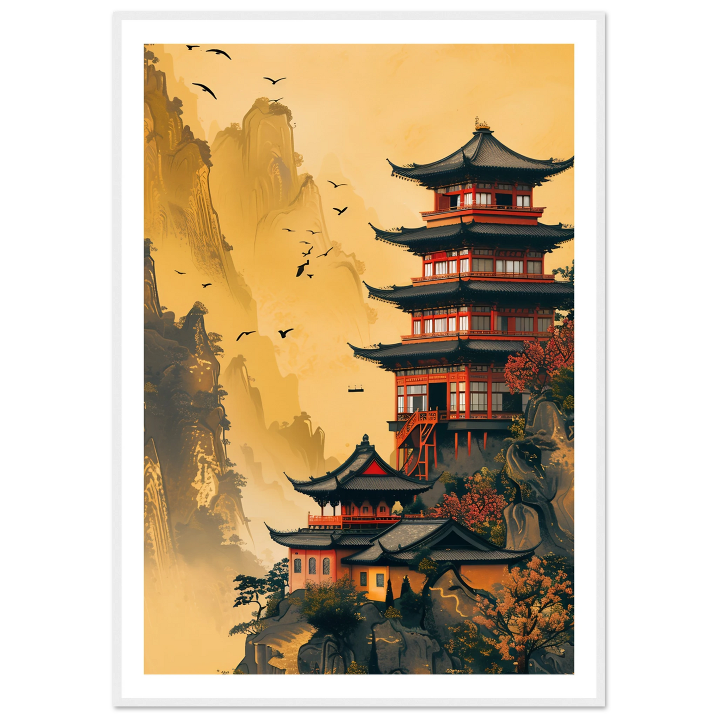 Temple of Tranquility - Poster - Arthena