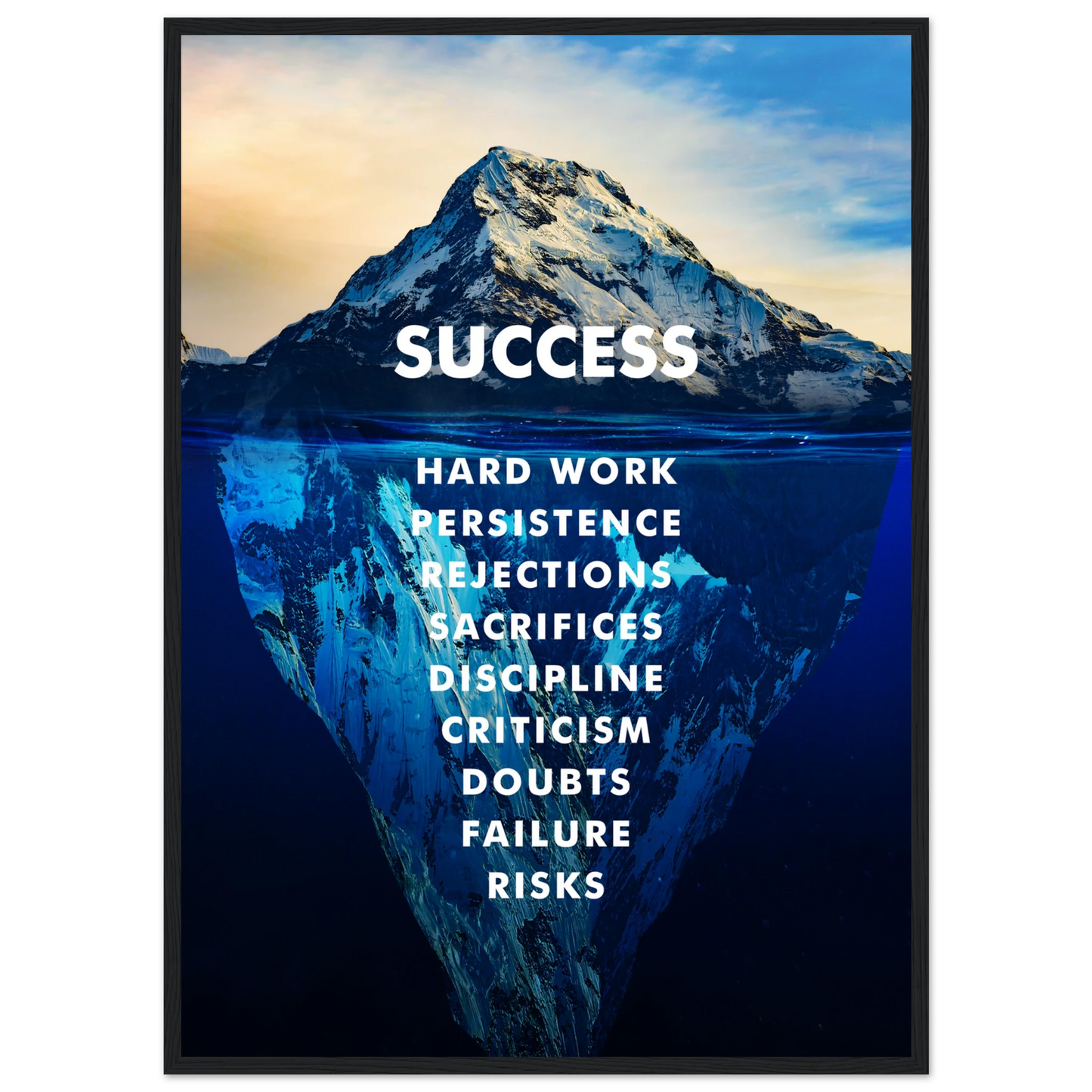 The Iceberg of Success - Poster - Arthena