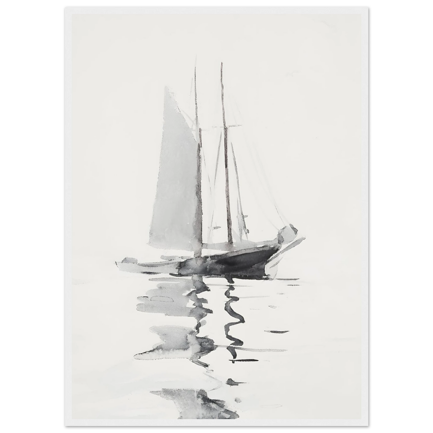 Abstract boat - Poster - Arthena