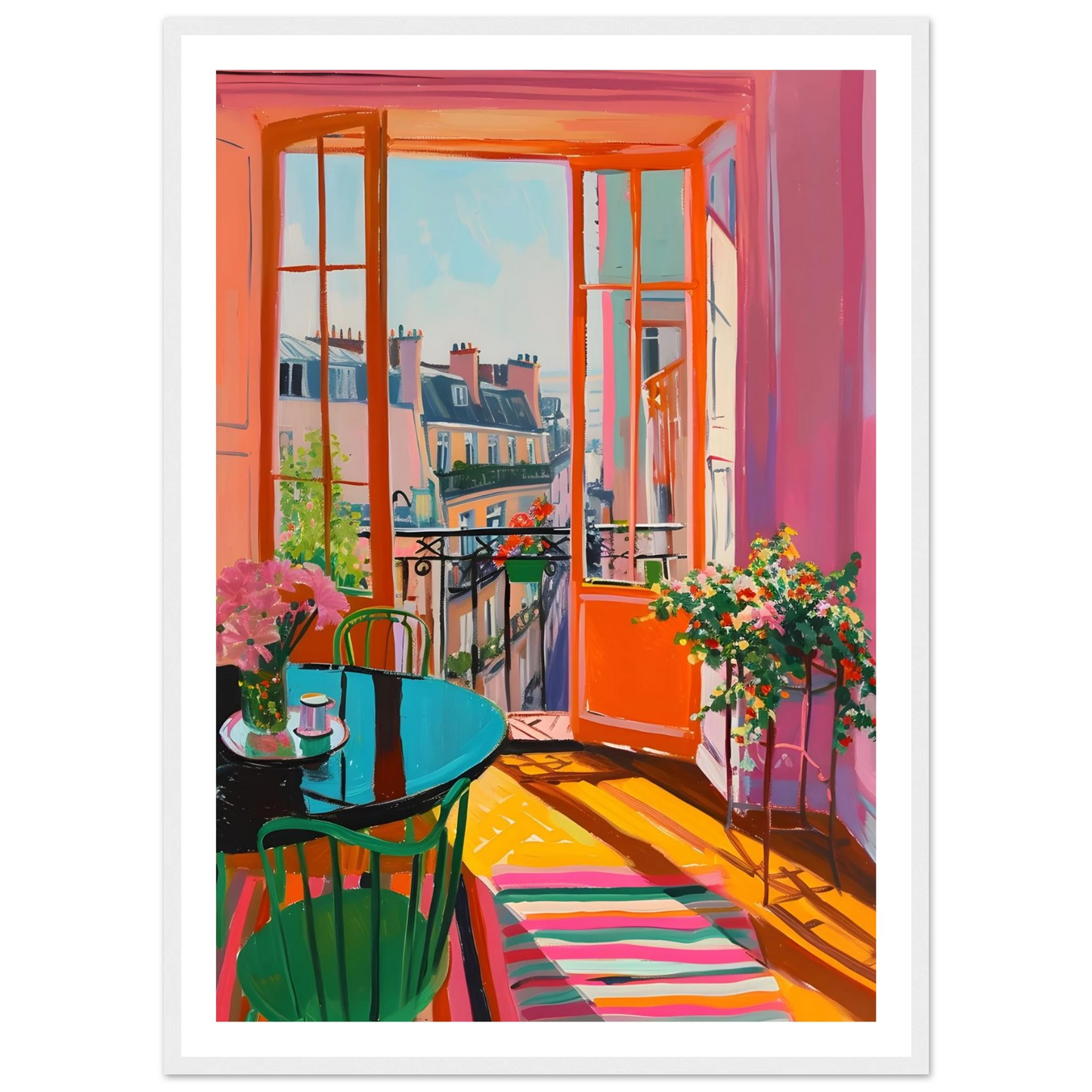 Parisian Morning View - Poster - Arthena