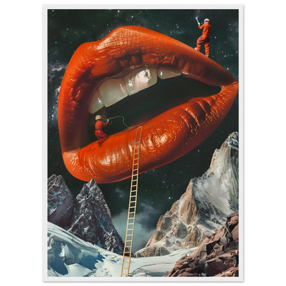Lip Construction - Poster - Arthena