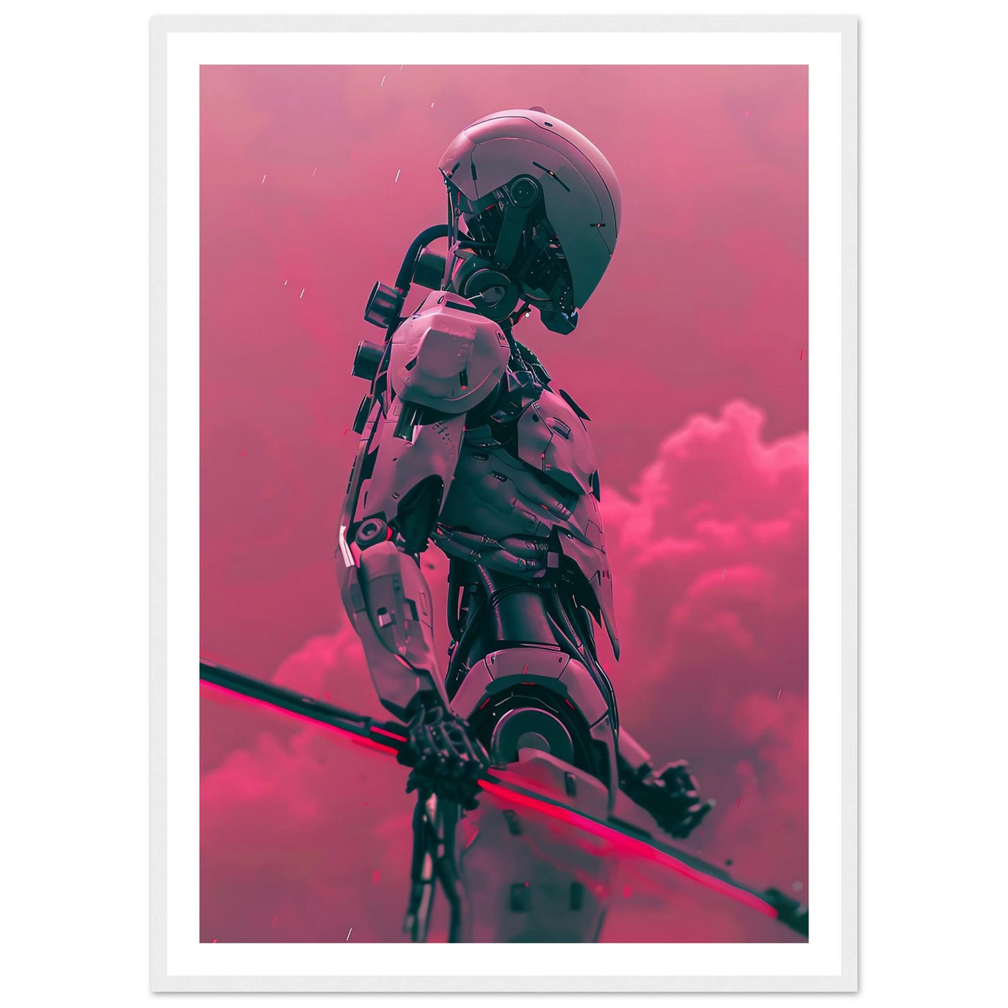 Battle Droid in the Rosy Mist - Poster - Arthena