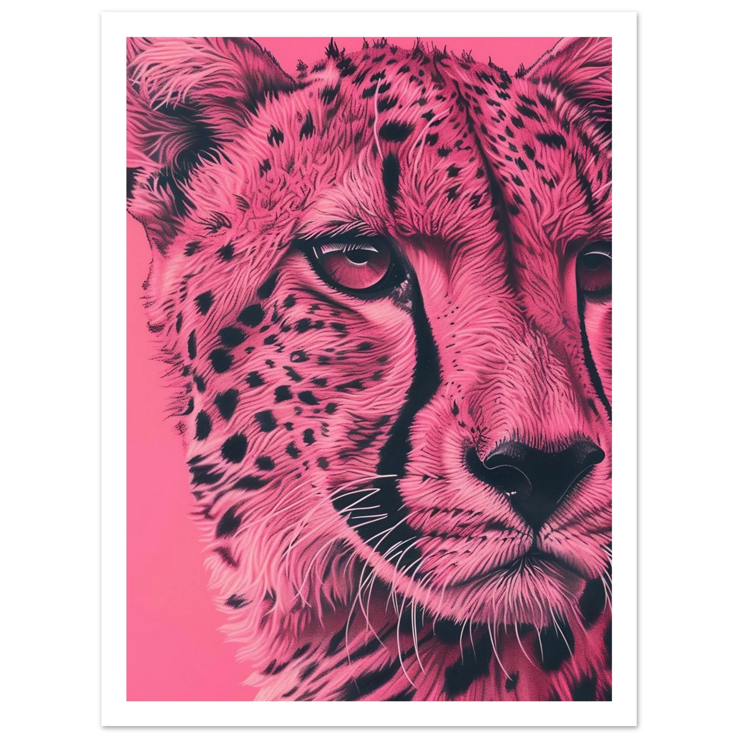 A Pink Cheetah - Poster - Arthena