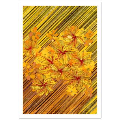 Golden Blossoms - Poster - Arthena