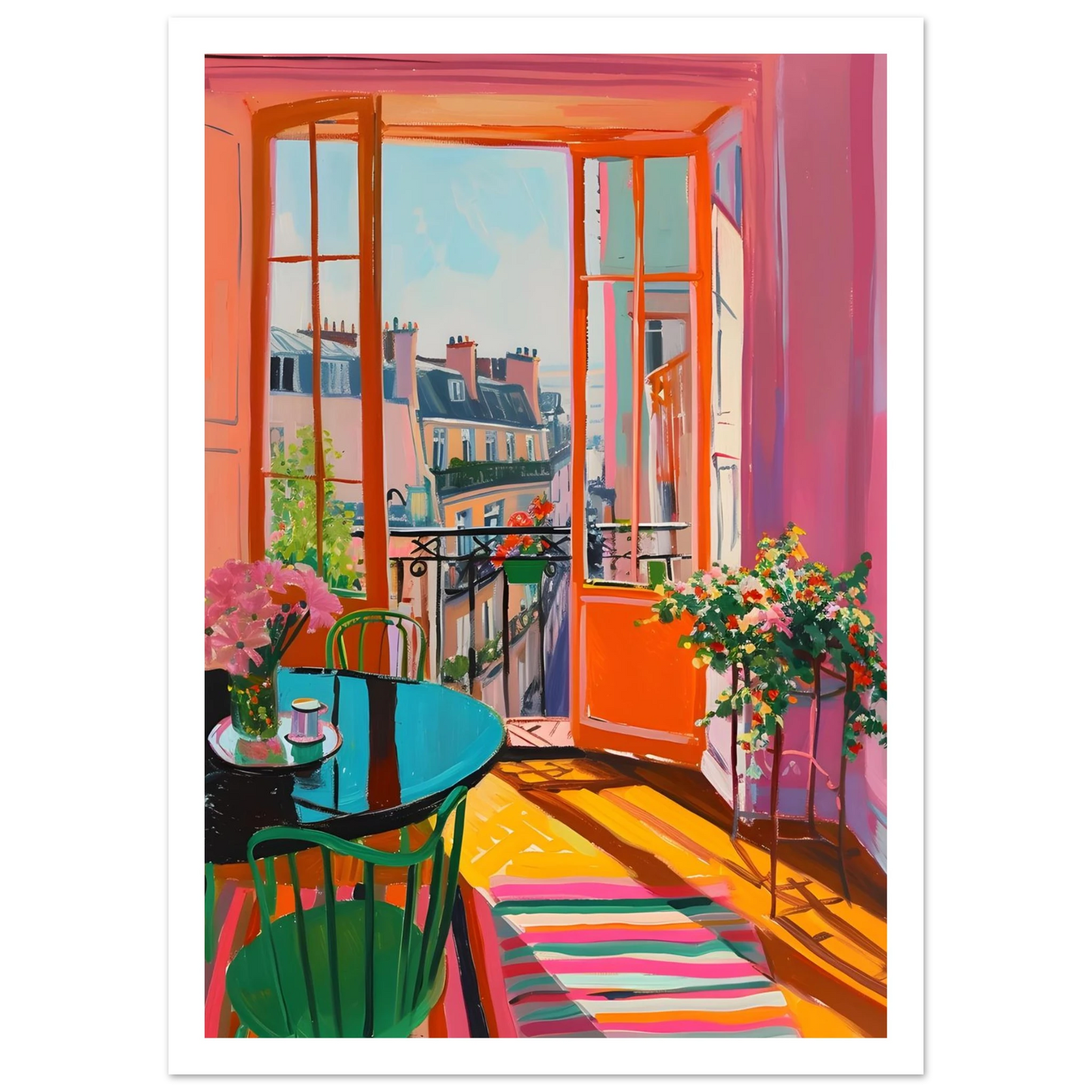 Parisian Morning View - Poster - Arthena