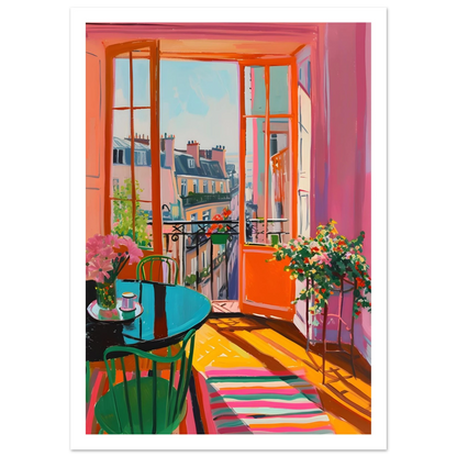 Parisian Morning View - Poster - Arthena
