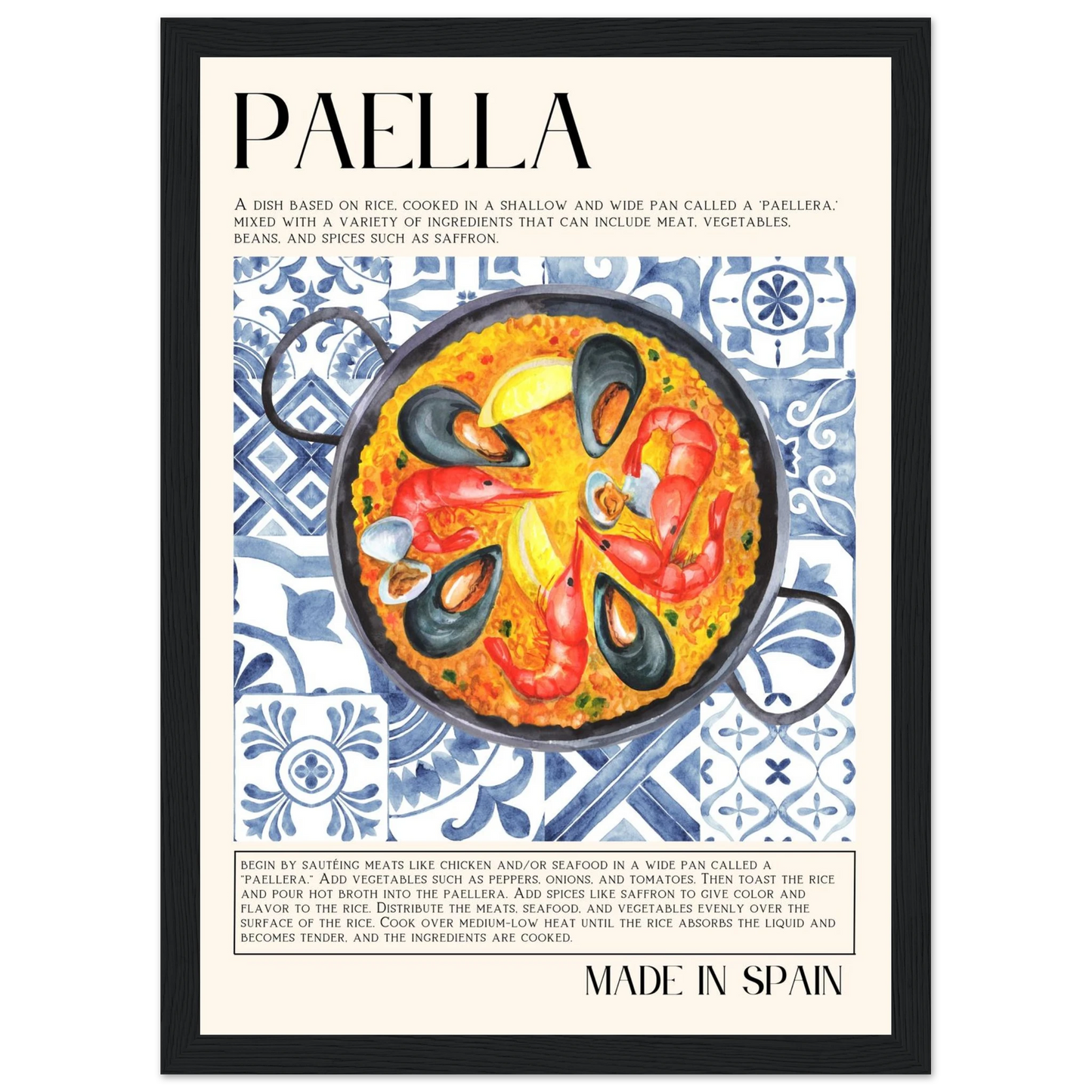 Paella - Poster - Arthena