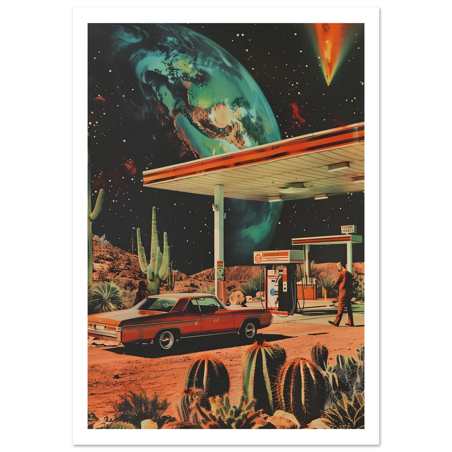 Interstellar Pit Stop - Poster - Arthena
