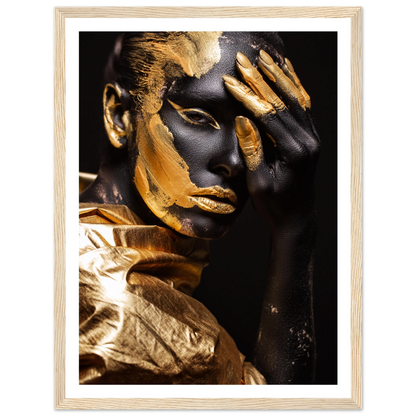 Eclipsed in gold - Poster - Arthena