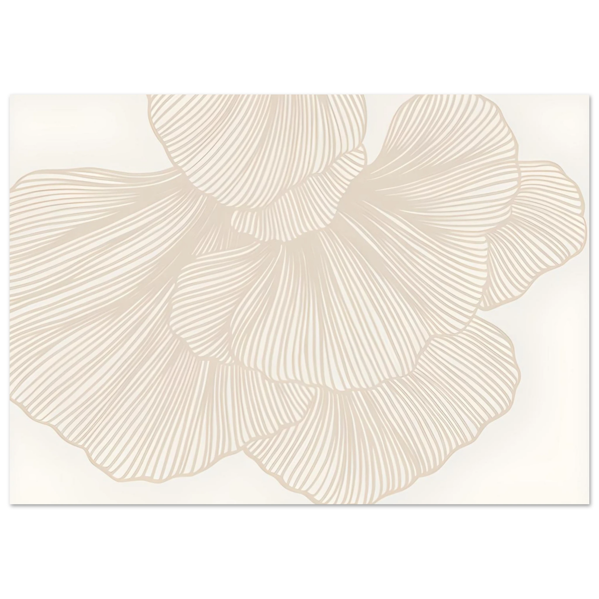 Flower Lines - Poster - Arthena