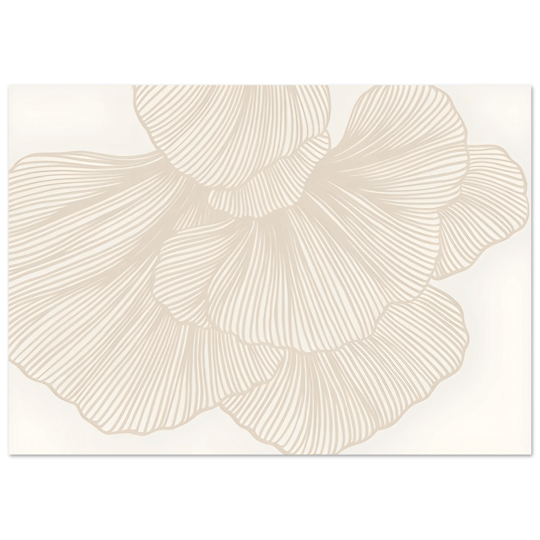 Flower Lines - Poster - Arthena
