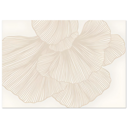 Flower Lines - Poster - Arthena