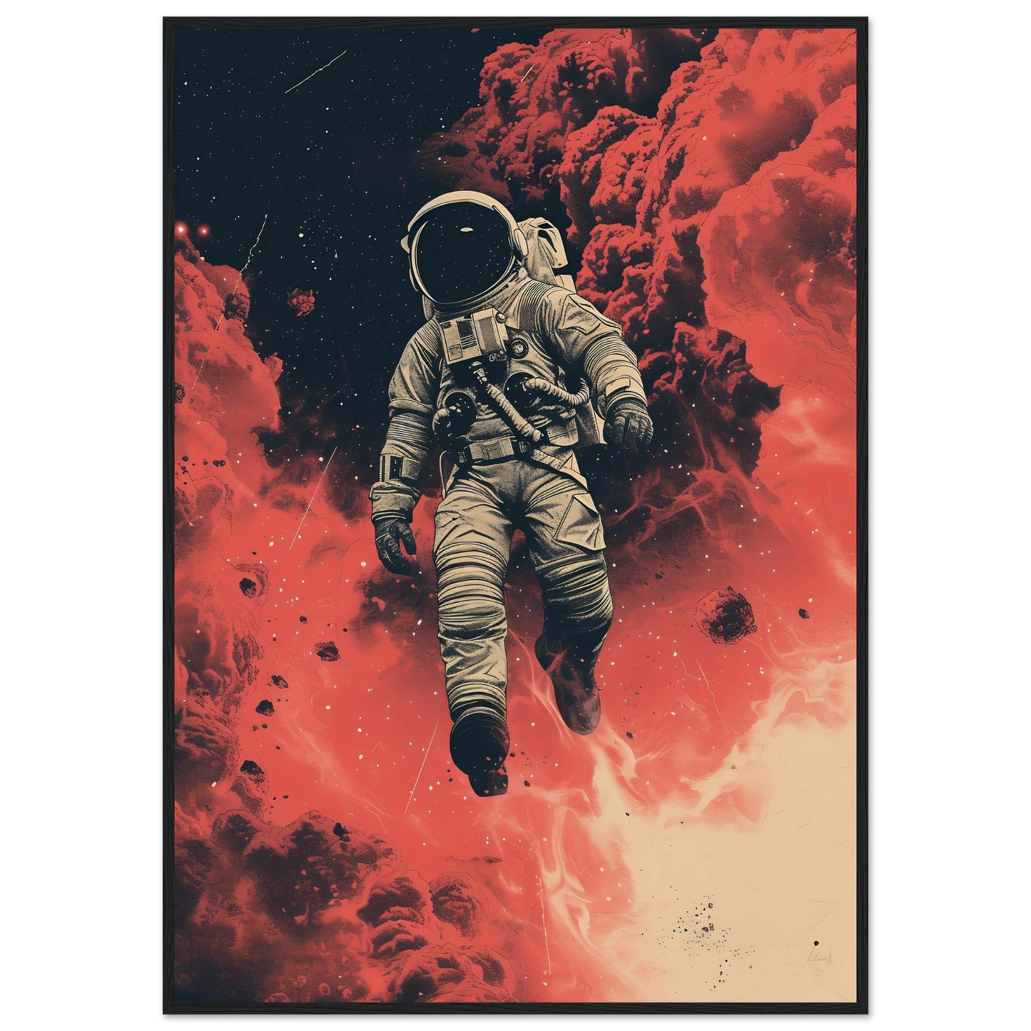 Scarlet Skies The Astronaut - Poster - Arthena