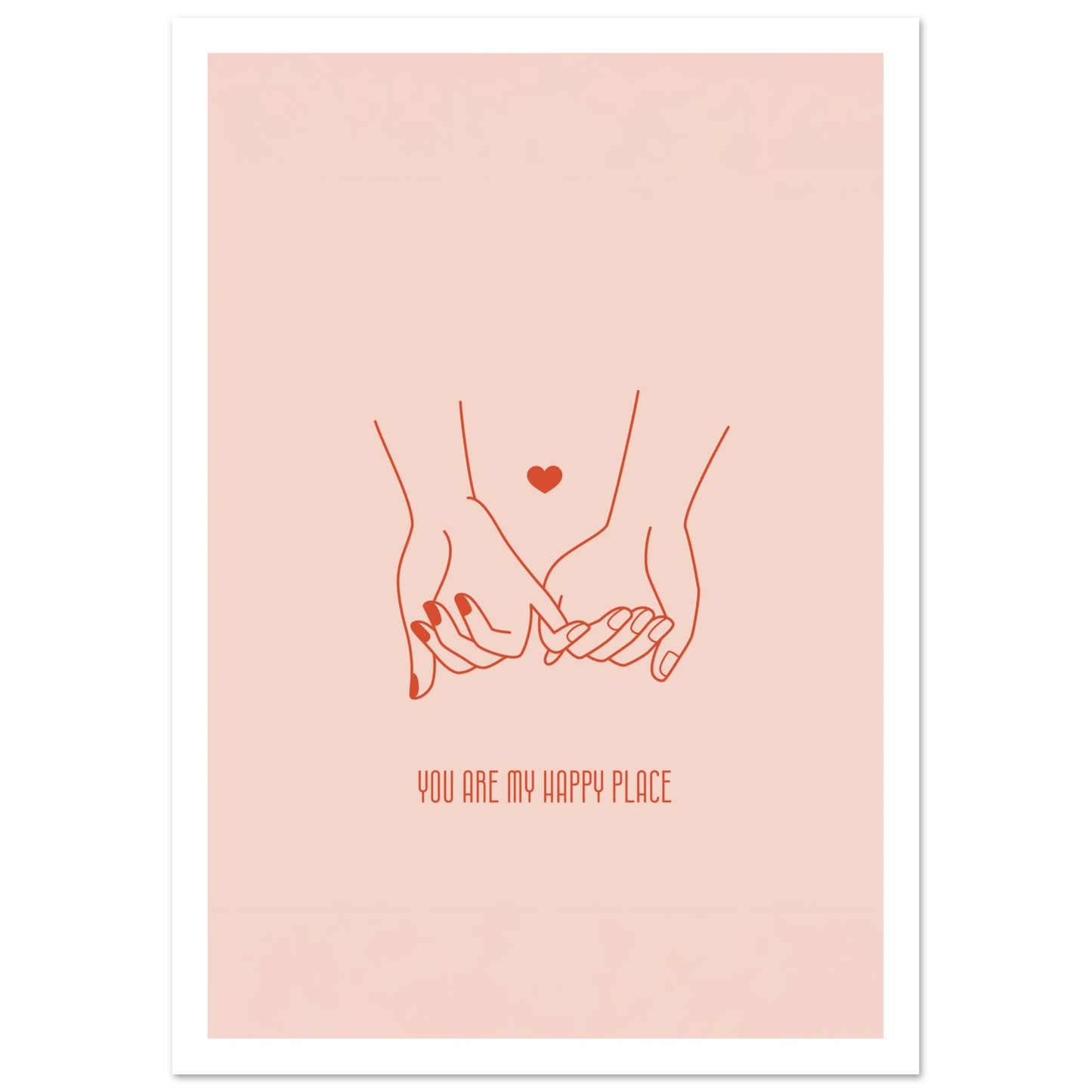 You are my happy place - Poster - Arthena