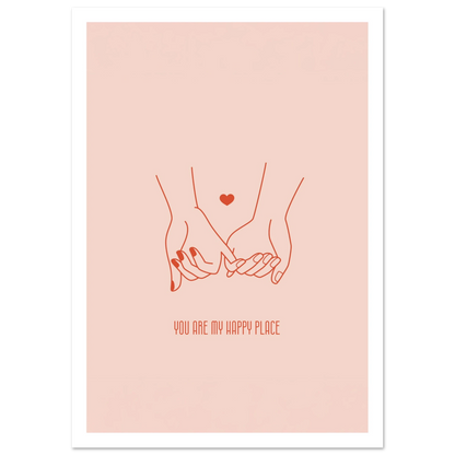 You are my happy place - Poster - Arthena