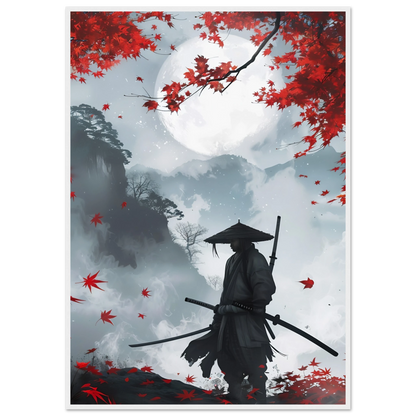 Crimson Leaves - Poster - Arthena