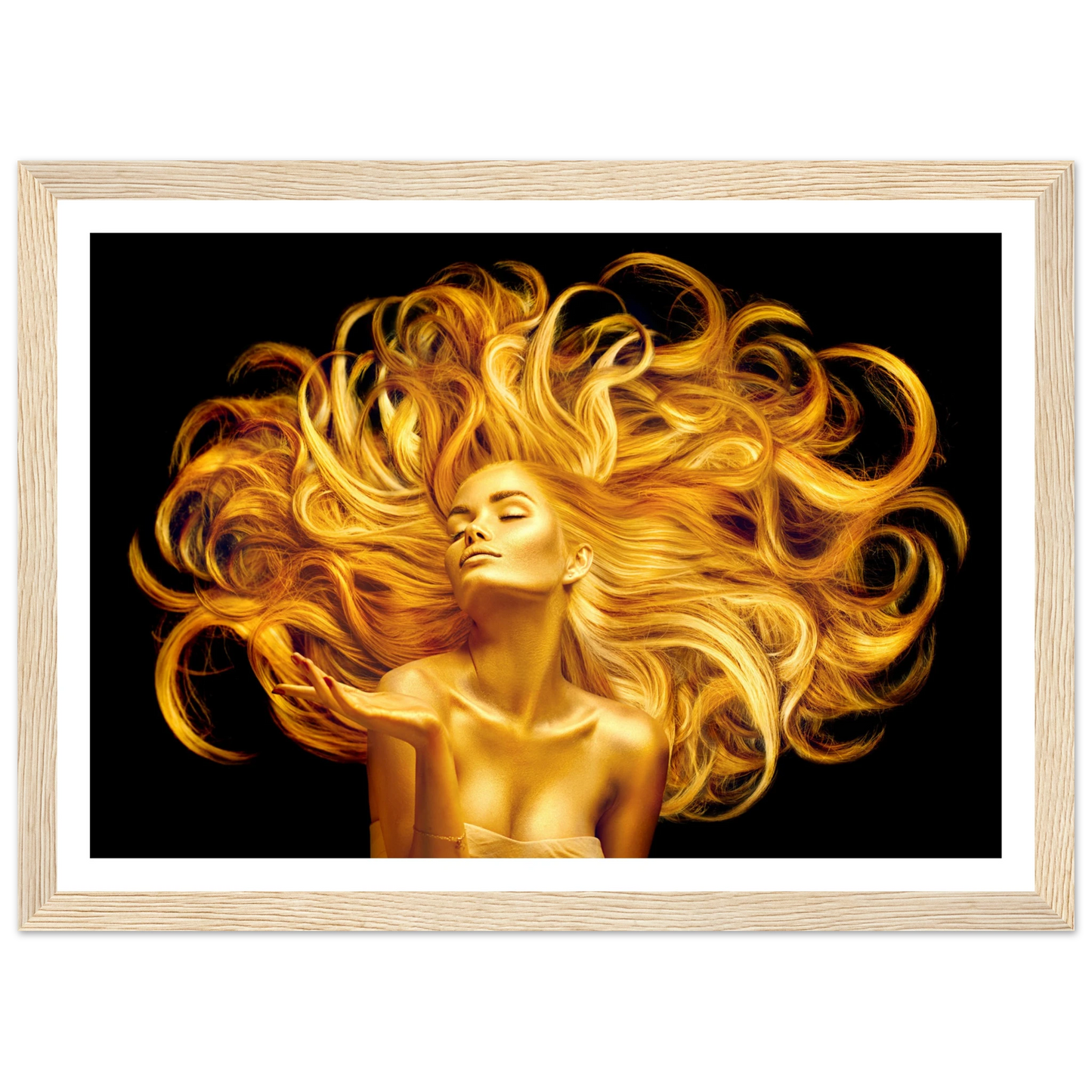 Golden Flow - Poster - Arthena
