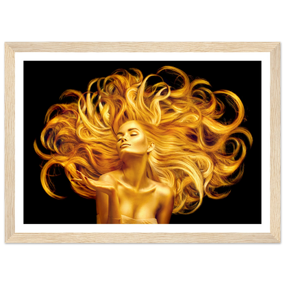 Golden Flow - Poster - Arthena