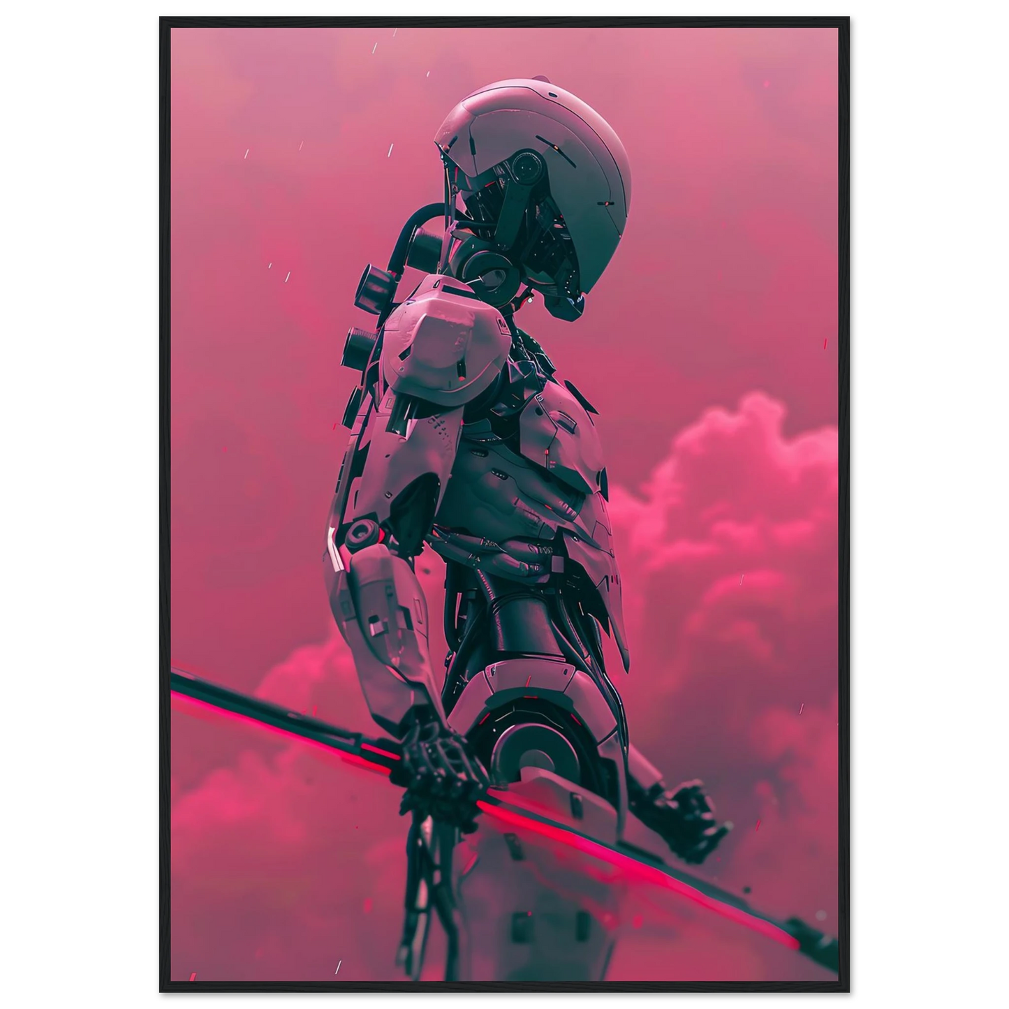 Battle Droid in the Rosy Mist - Poster - Arthena