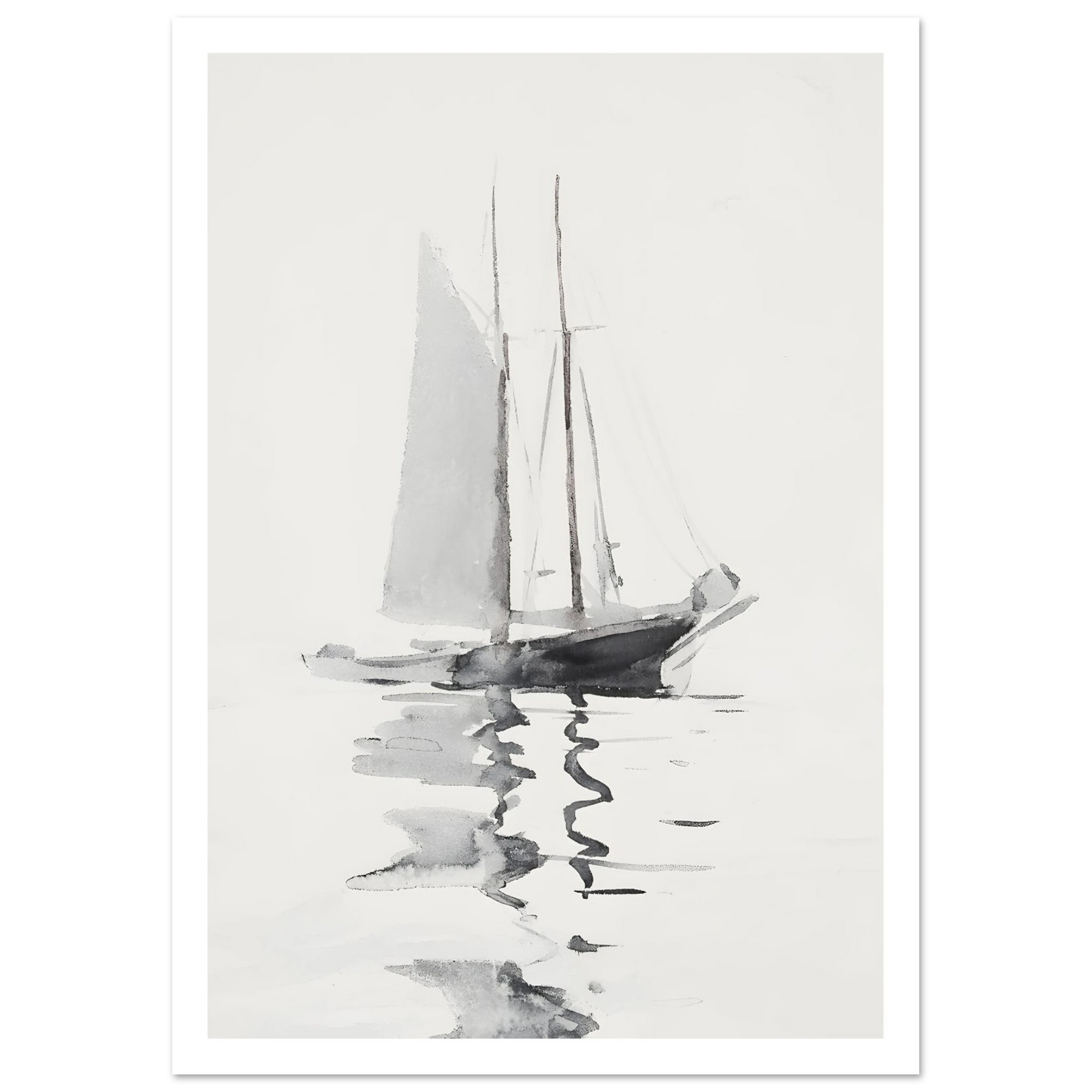 Abstract boat - Poster - Arthena