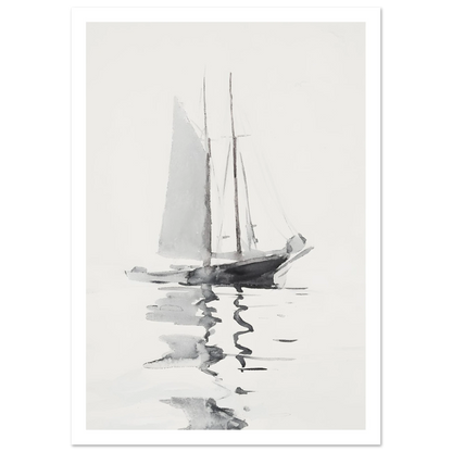 Abstract boat - Poster - Arthena