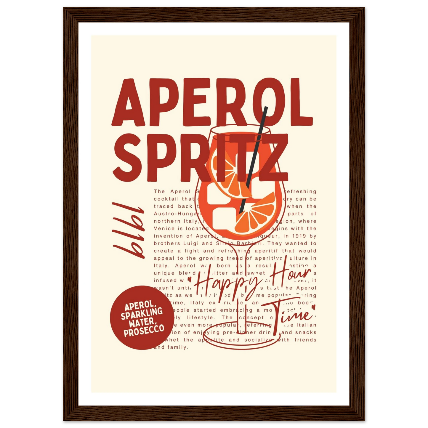 Aperol Spritz 1919 - Poster - Arthena