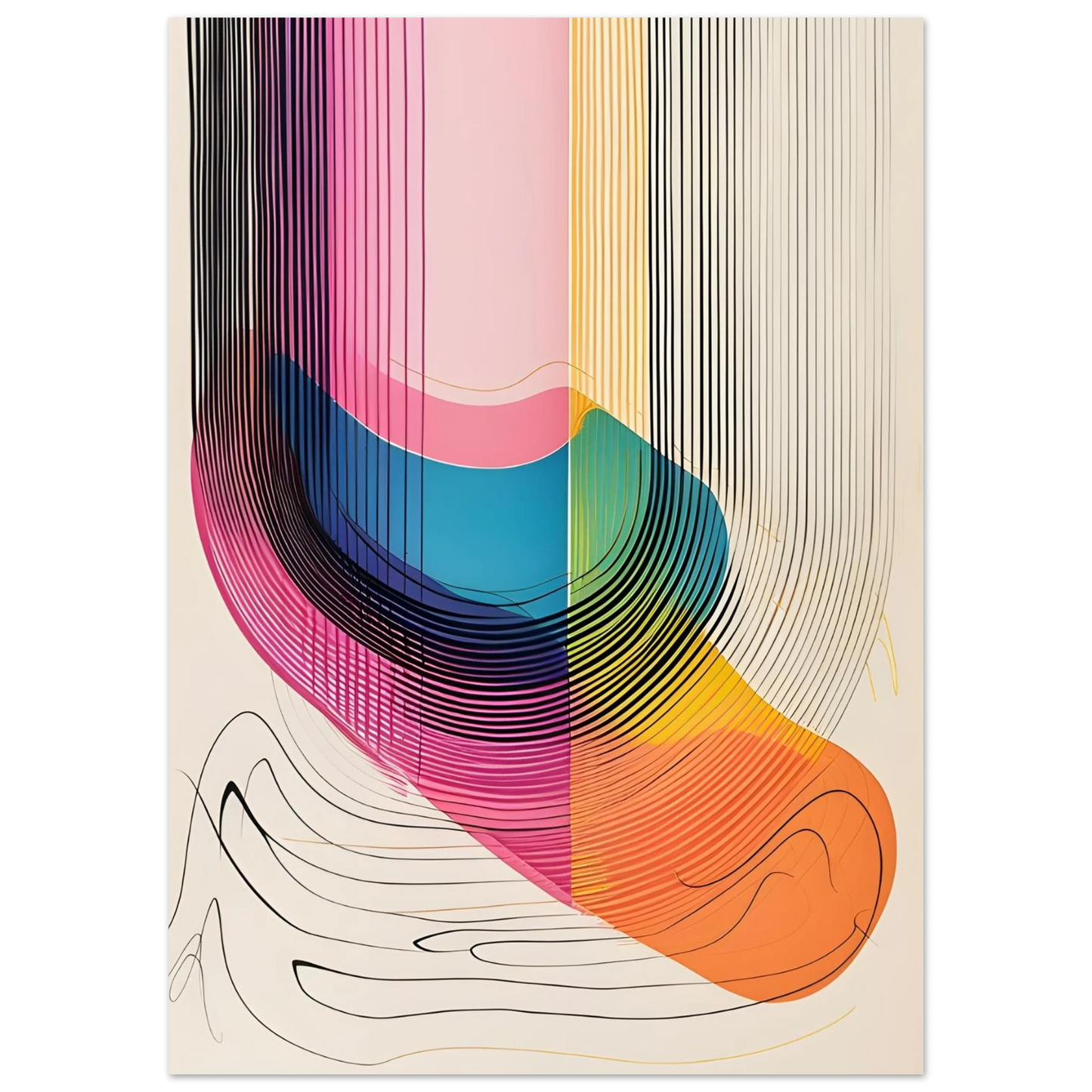 Vibrations of Color - Poster - Arthena