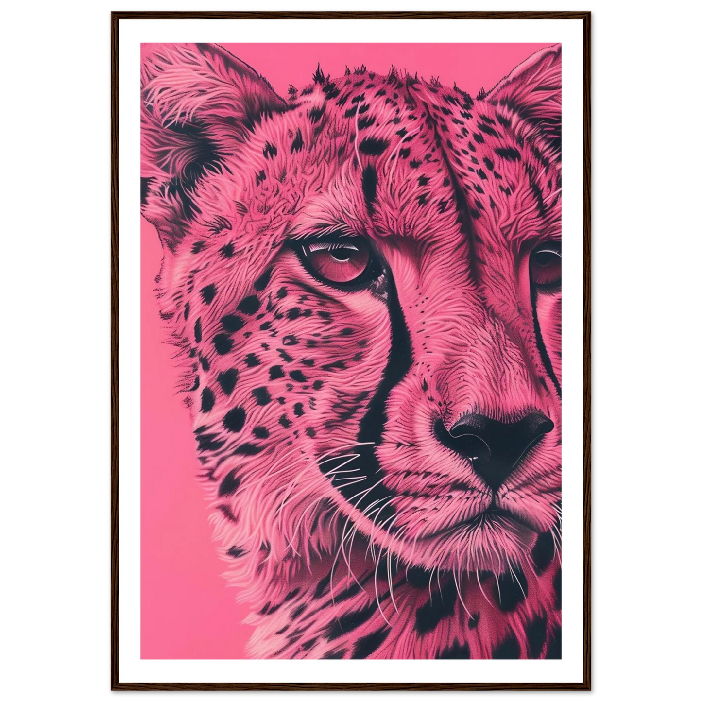 A Pink Cheetah - Poster - Arthena