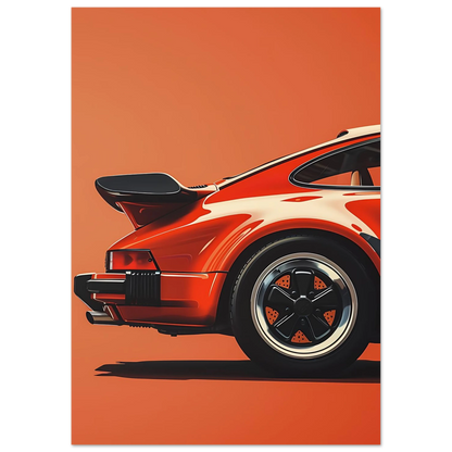 Retro Car - Poster - Arthena