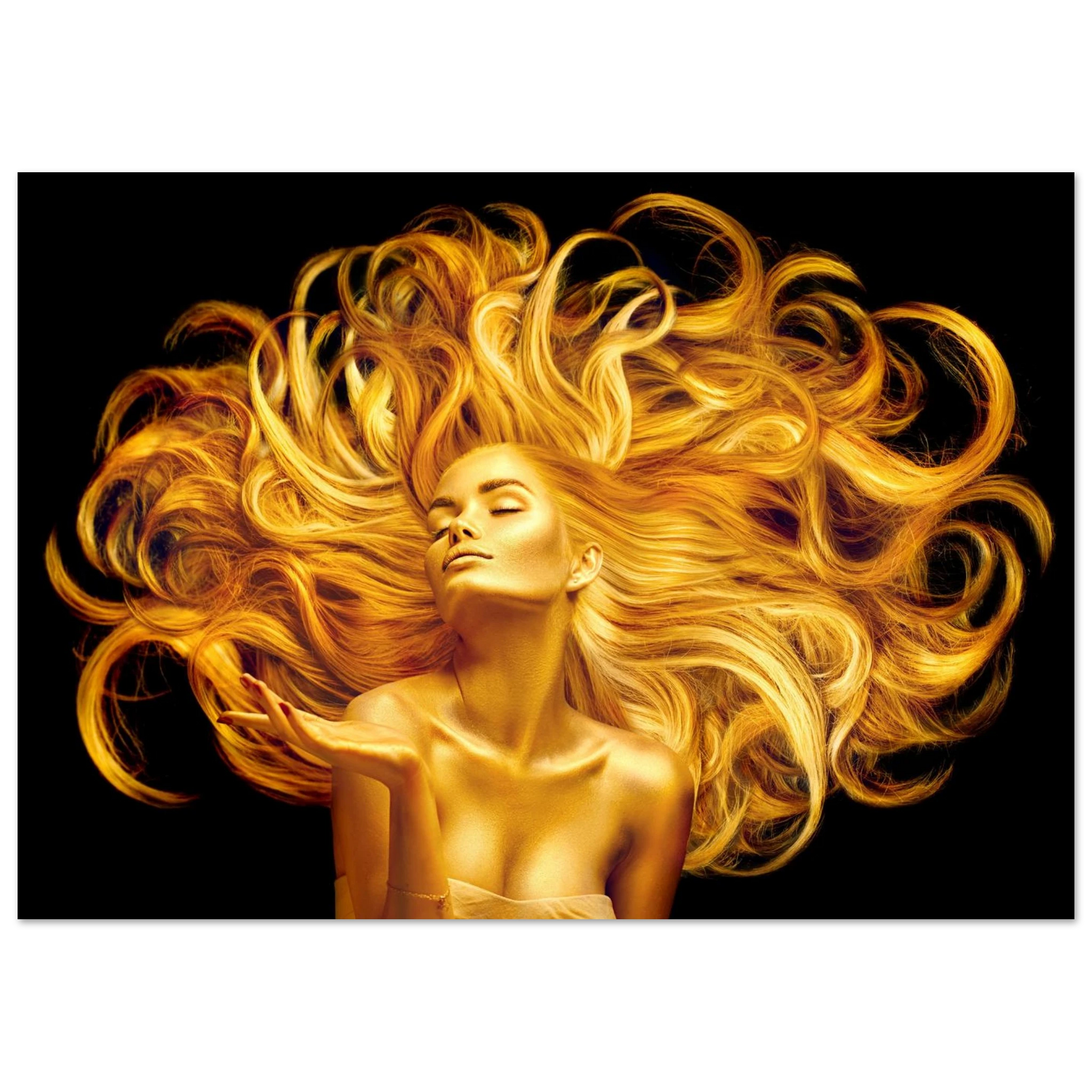 Golden Flow - Poster - Arthena