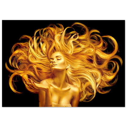 Golden Flow - Poster - Arthena