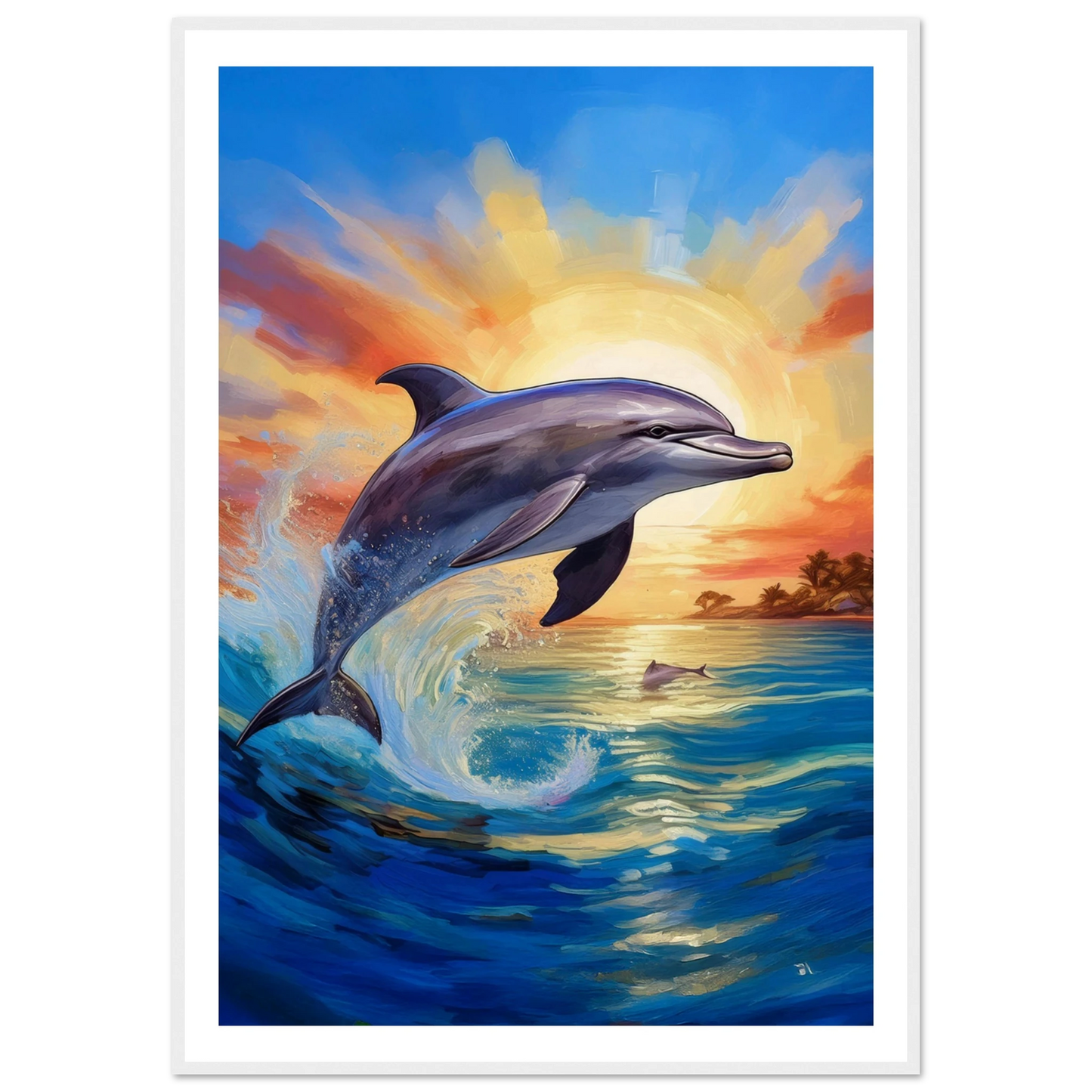 Happy Dolphine - Poster - Arthena
