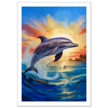 Happy Dolphine - Poster - Arthena