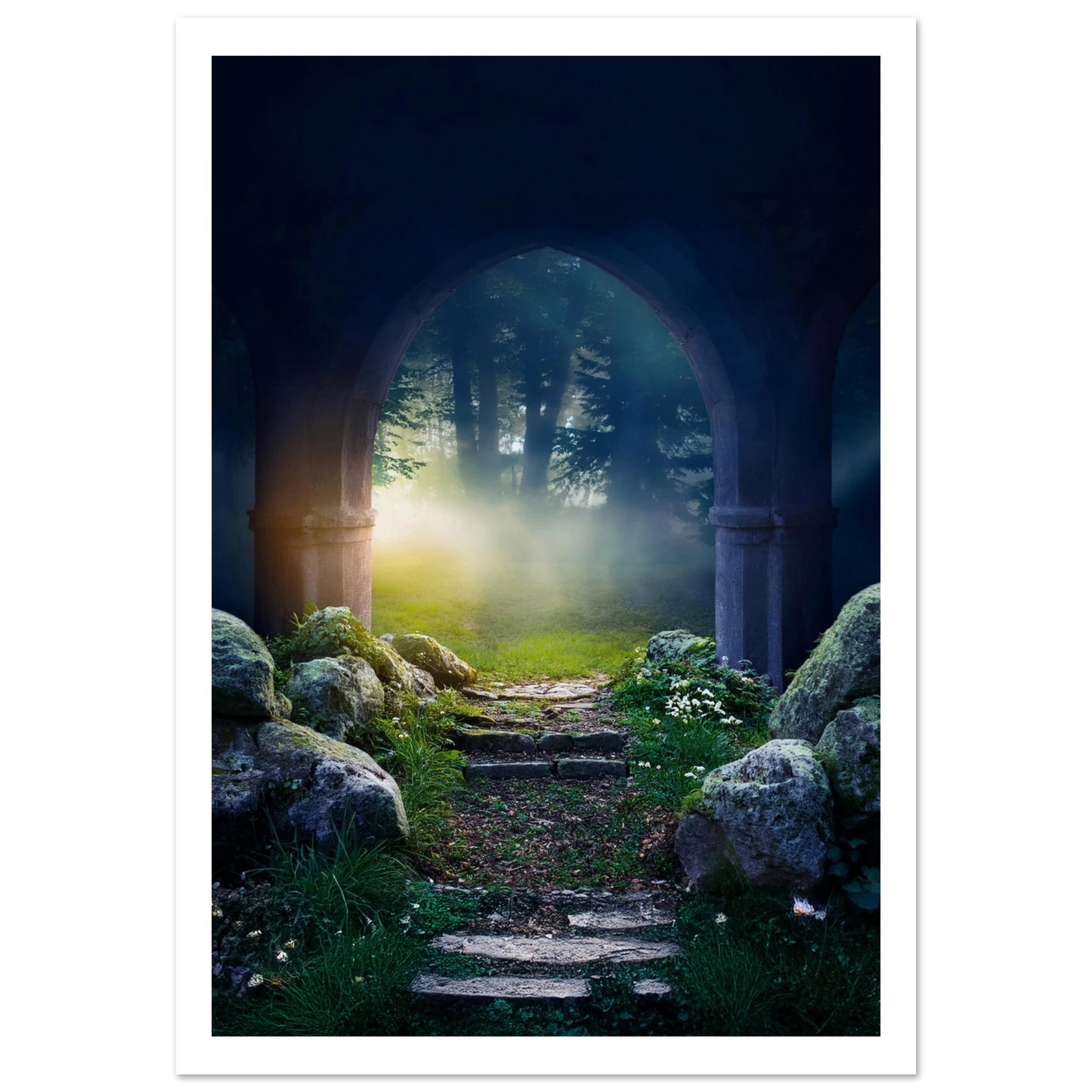 Portal to Tranquility - Poster - Arthena