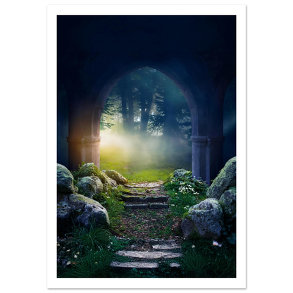Portal to Tranquility - Poster - Arthena