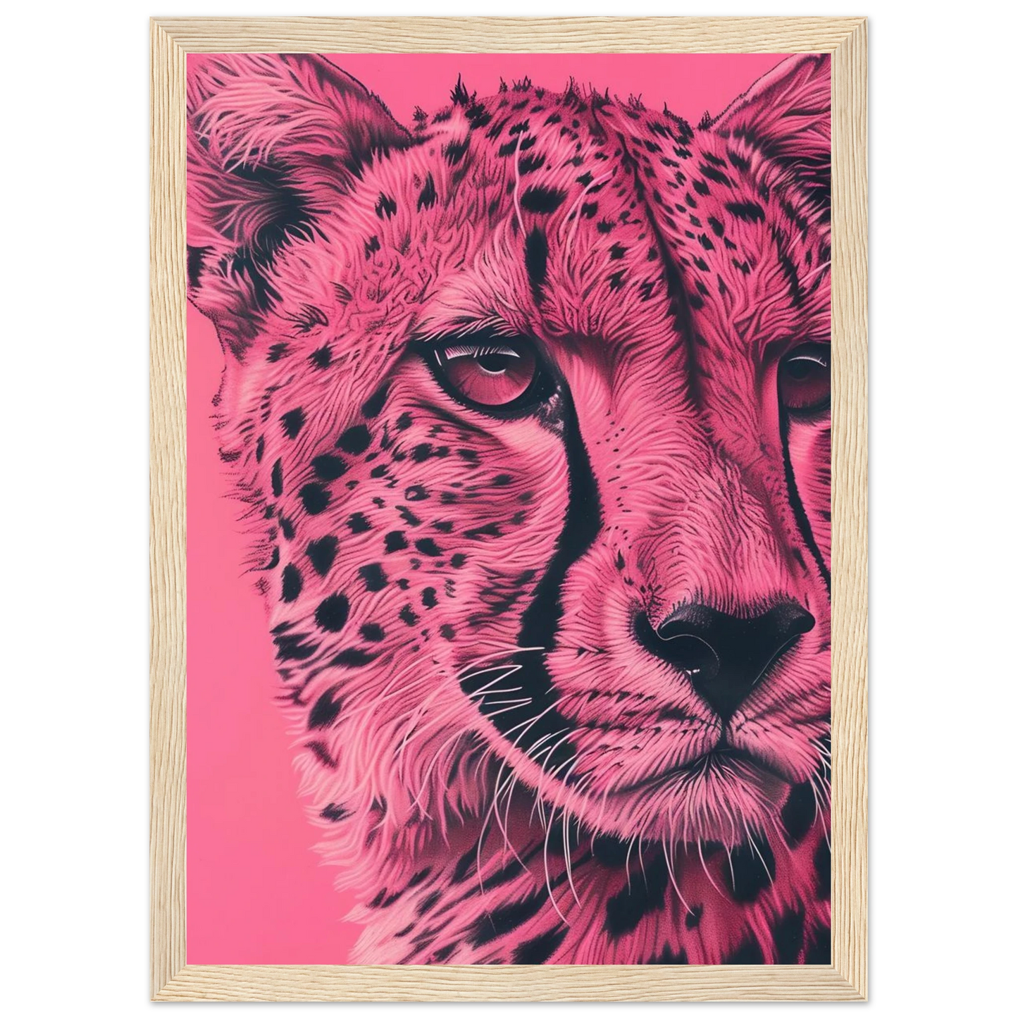 A Pink Cheetah - Poster - Arthena