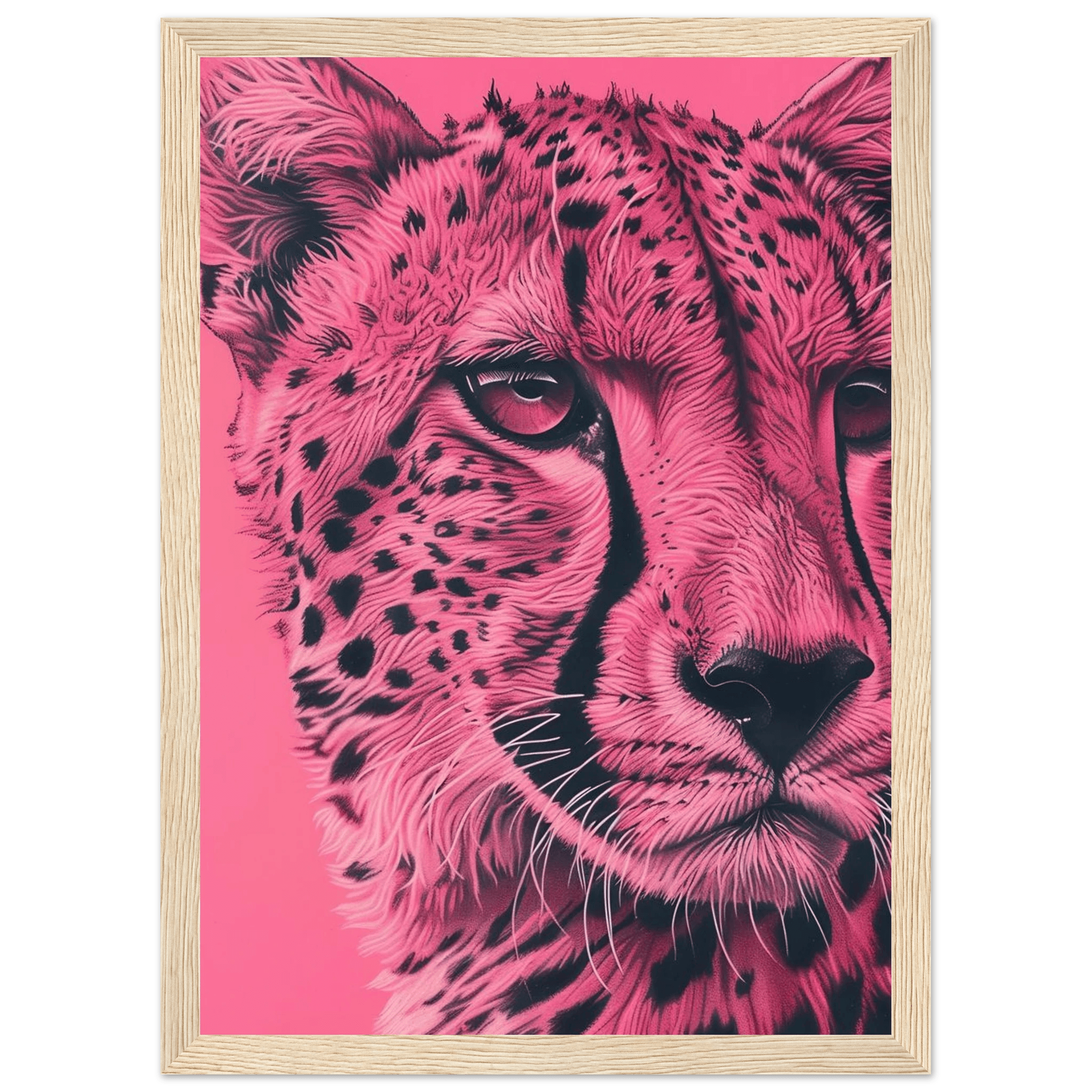 A Pink Cheetah - Poster - Arthena