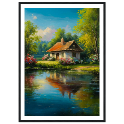 Serenity by the Lake - Poster - Arthena