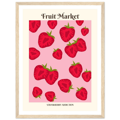 Fruit Market Strawberry - Poster - Arthena