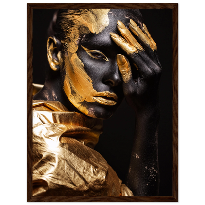 Eclipsed in gold - Poster - Arthena