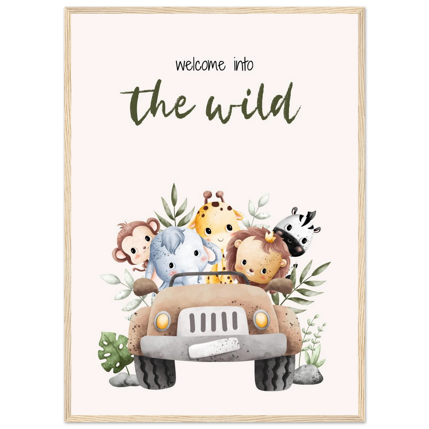 Welcome into the wild - Poster - Arthena