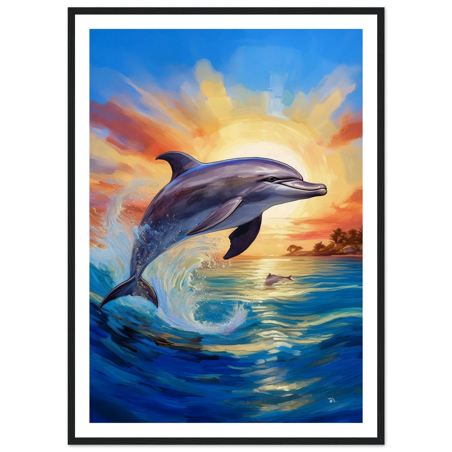 Happy Dolphine - Poster - Arthena