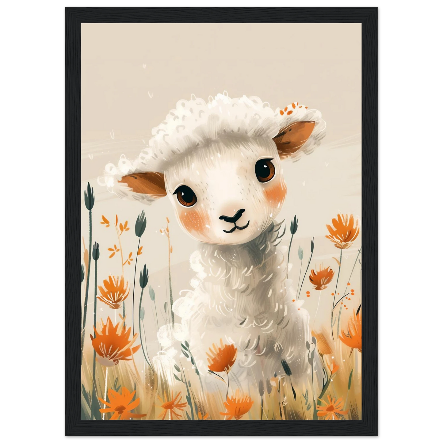 Baby Lamb - Poster - Arthena